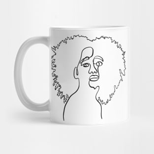 Abstract black women Mug